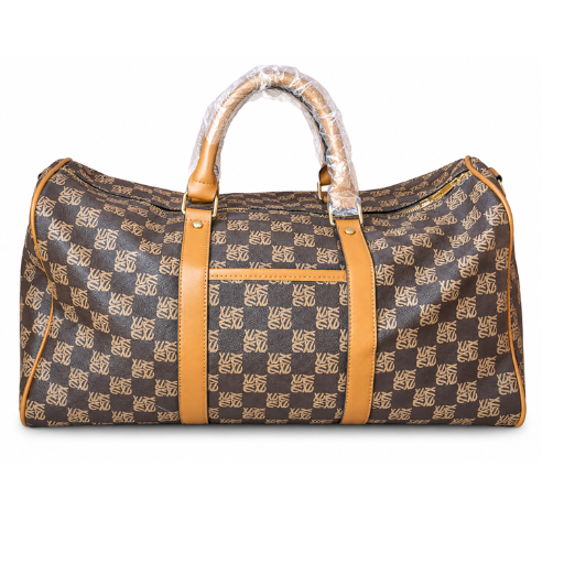 Brown Monogram Travel Duffel Bag