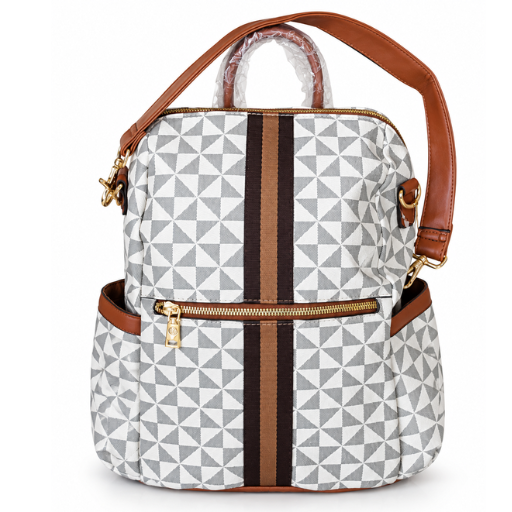 Geometric Convertible Backpack