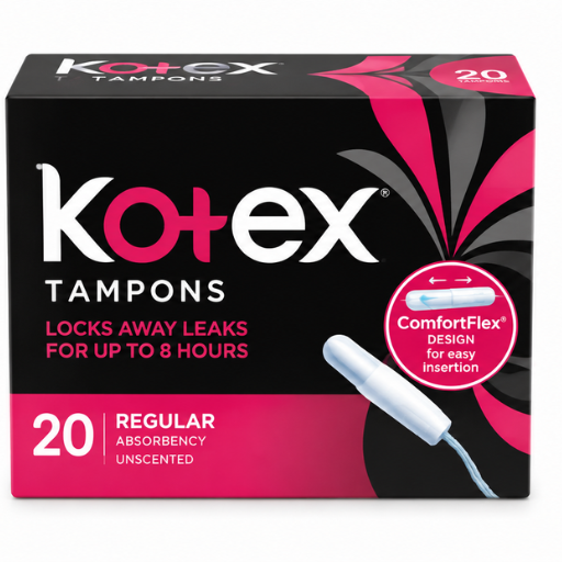 Kotex Regular Absorbency Tampons