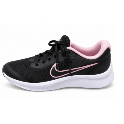 Nike Black & Pink Running Sneakers