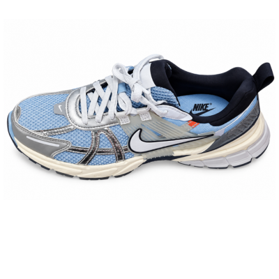 Nike Blue, Silver & White Running Sneakers