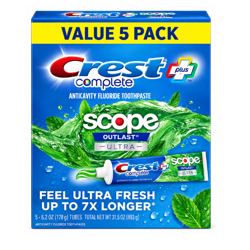 Crest Complete Plus Scope Outlast Ultra Toothpaste