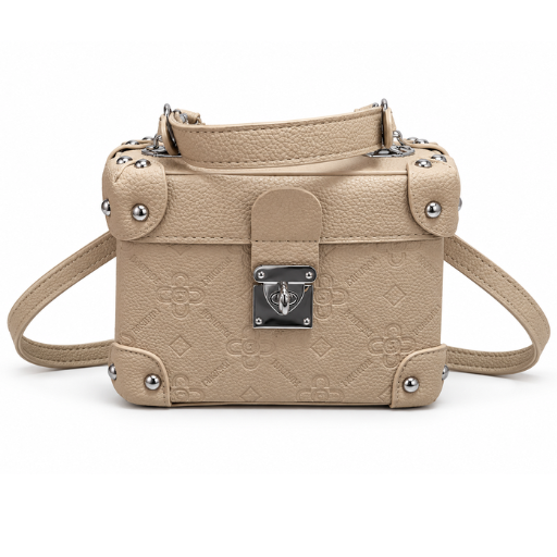 Compact box-style crossbody