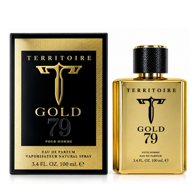 Territoire Gold 79 Pour Homme Men’s Eau de Parfum Spray 3.4 oz / 100 mL