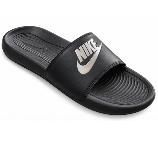 Black Nike Slides