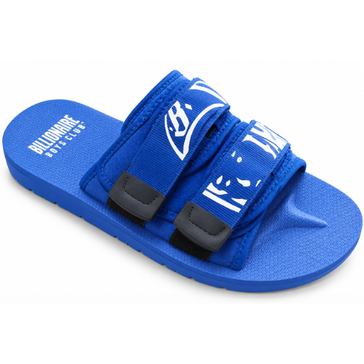 Billionaire Boys Club Blue Double Strap Slide Sandals