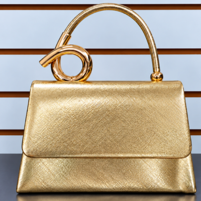 Metallic Gold Handbag